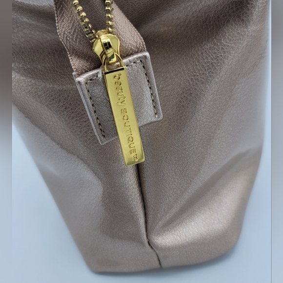 Rose Gold Large Cosmetic Case Beauty Boutique NEW #673 - Picture 6 of 16